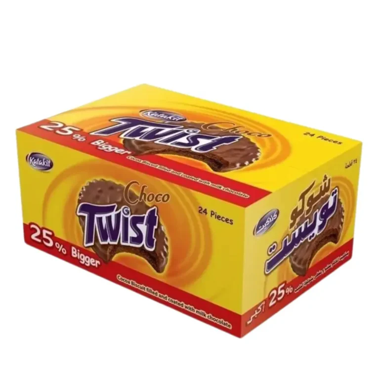 twist choclate bar box